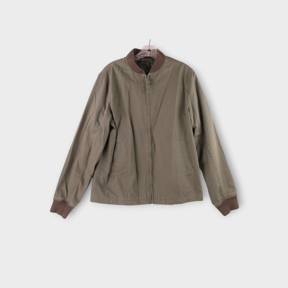 J.Crew Ribbed Collar Bomber Jacket Size S Classic Timeless Layer